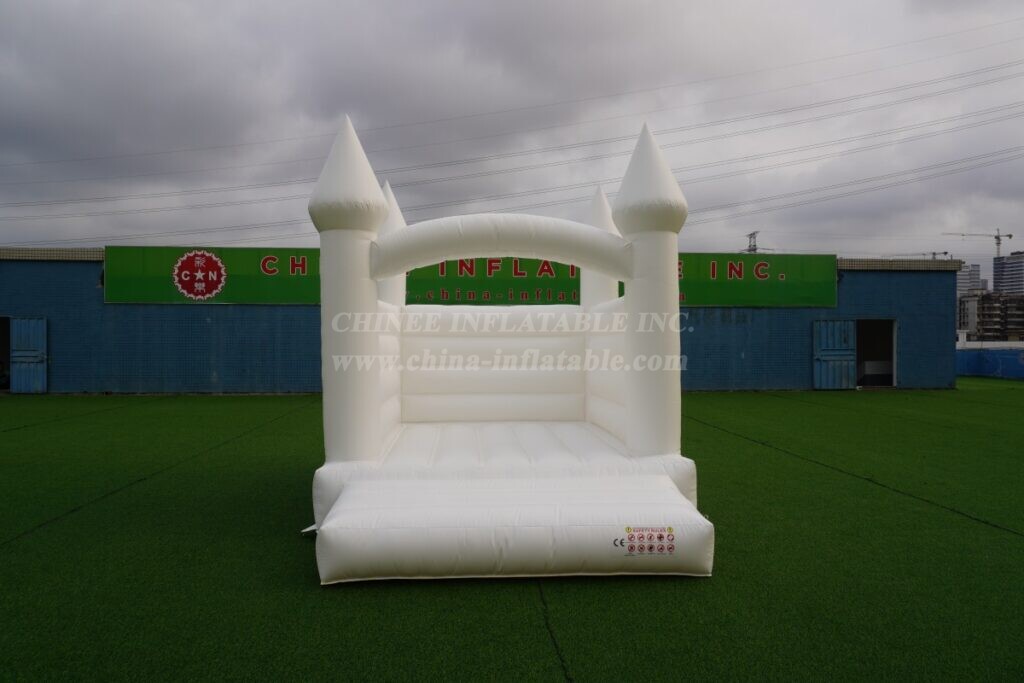 T2-8210C White Wedding Inflatable Castle