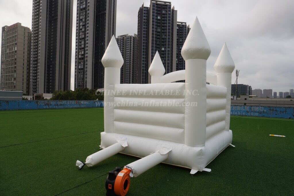 T2-8210C White Wedding Inflatable Castle