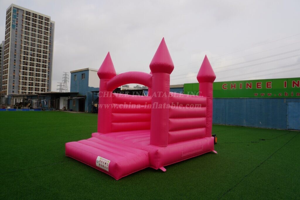 T2-8210B Pink Wedding Inflatable Castle