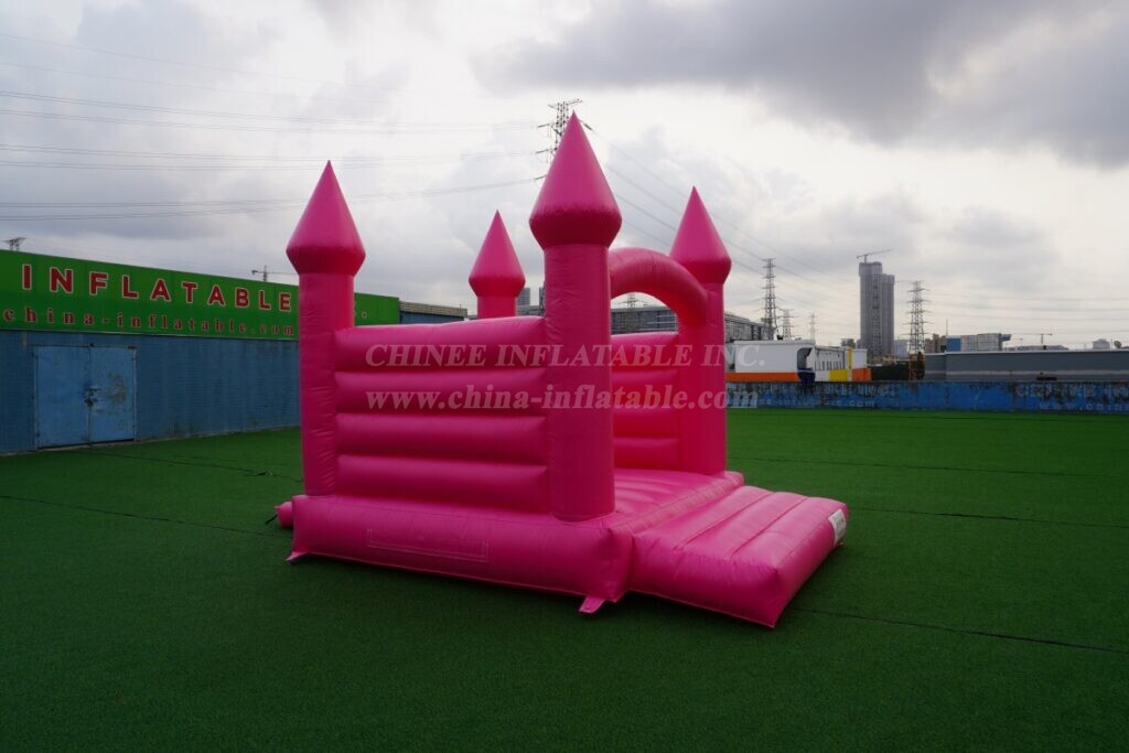 T2-8210B Pink Wedding Inflatable Castle
