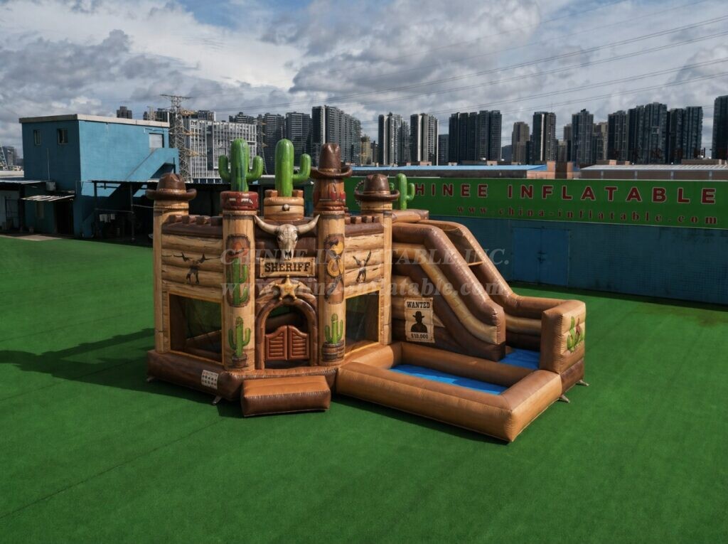 T2-8799C Wild West Sheriff Inflatable Combo