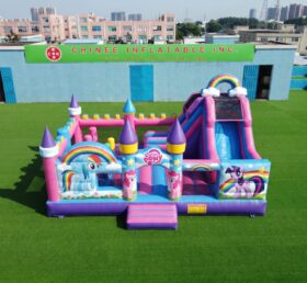 T2-8989 My Little Pony Inflatable Combo Bouncer with Slide