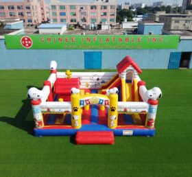 T2-9003 Snoopy Theme Inflatable Bouncer Combo with Slide